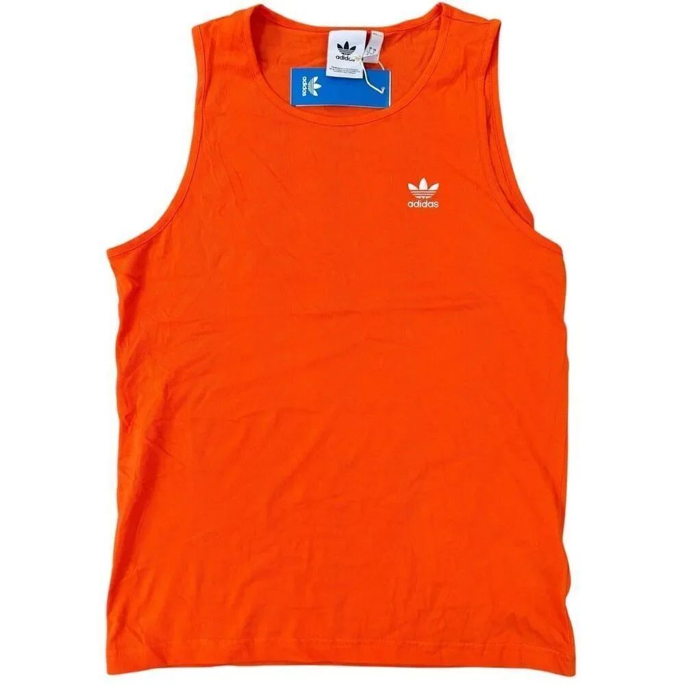 Adidas Men's Originals Essentials Logo Trefoil Tank Top 100% cotton size M NWT
